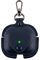 CasurvivePro Custodie per cuffie per AirPods 3, custodia in pelle PU business cover con moschettone Apple AirPods (3a generazione) custodia di ricarica blu
