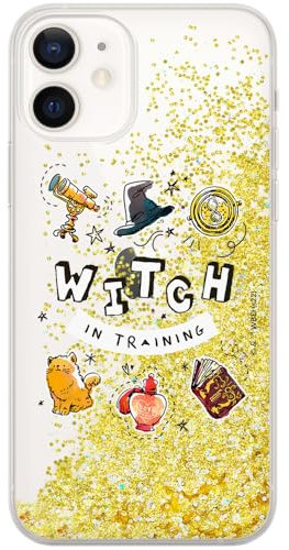 ERT GROUP mobile phone case for Apple Iphone 12 Mini original and officially Licensed Harry Potter pattern Harry Potter 244 optimally adapted to the mobile phone, with glitter overflow effect