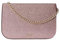 Kate Spade New York Glimmer Glitzer-Pochette-Tasche, abnehmbarer Riemen, in Fäustling-Rosa, Pink, Small