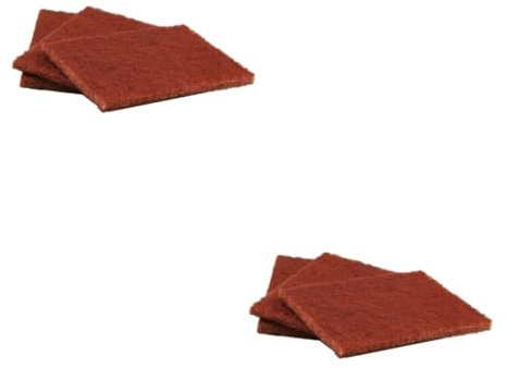 SUPVOX Juego de 2 Almohadillas de Limpieza para Plancha de Cocina Eléctrica Resistentes Estropajos de Nailon Fáciles de Usar 5 Unidades