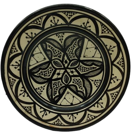 Piatto Ceramica Terracotta Parete Diam.22,5cm Etnico Marocchino Marocco 0104241013