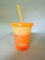 Colour Changing Costa Personalised Reusable Frappe Cup (Yellow/Orange)
