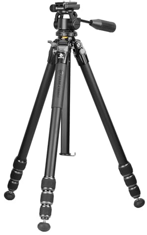 Vanguard Veo 5 264AO28 Trípode para telescopio - observación | Con columna, Rótula de 2 vías, Aluminio, Cerrado: 57,8cm, Extendido: 167,3cm, Soporta hasta 8kg