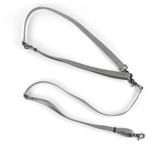 Fine Paws® Freihandleine mit Halsband - Hands Free Leash (in verschiedenen Größen) Hundeleine mit Halsband und extra Handschlaufe im Set (aus veganem Leder)