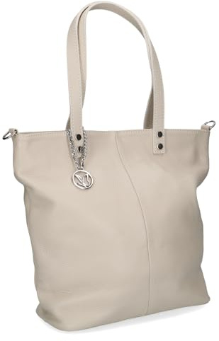 Caprice Damen Flacher Sneaker aus Leder, Weiß (Pearl Deer COM), 40