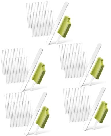 PRETYZOOM 150 Piezas Palitos De Helado AcríLicos Transparentes Reutilizables Para Helados Manualidades, DecoracióN De Cupcakes Y Proyectos Creativos 11.5cm Multicolor