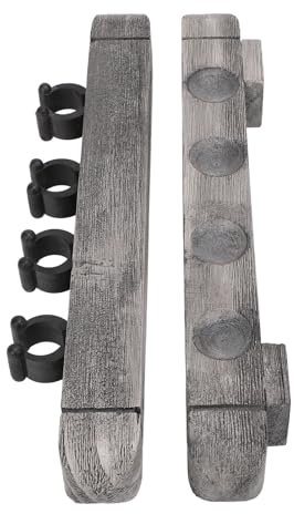 Cryfokt Queue-Halter-Rack, Massivholz-Billard-Queue-Halter für Heimclubs