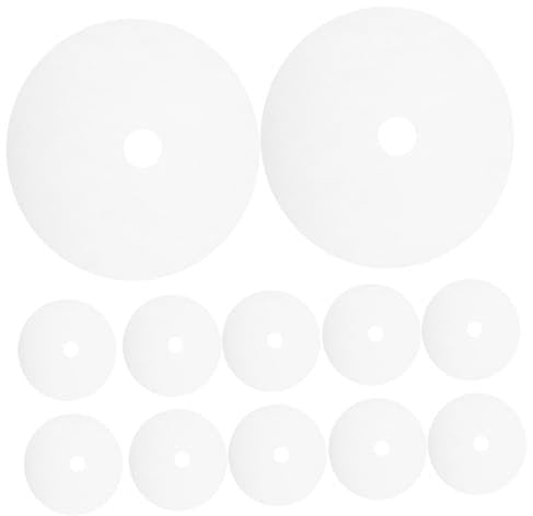 QUMIIRITY 12pcs Dryer Filter Cotton for Exhaust and Intake Kit Replacement Dryer Filter Parts for Laundry Use