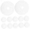 QUMIIRITY 12pcs Dryer Filters Replacement Kit Exhaust and Air Intake Filters for Tumble Dryer
