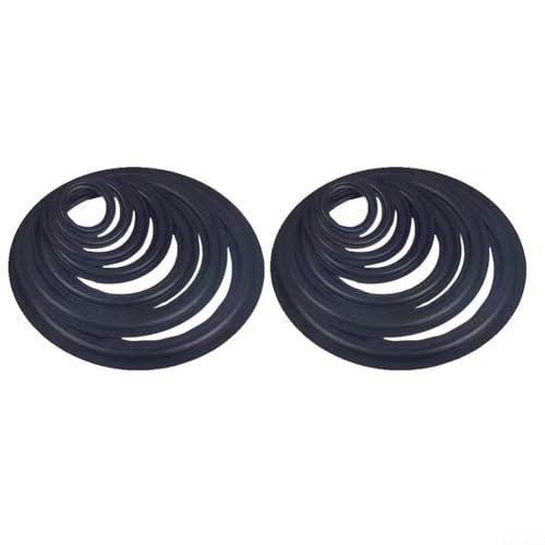 Yhenlovtt Rubber Speaker Foam Repair Woofer Edge Kit, Rubber Repair Kit For Speaker Foam Edges, Fits Multiple Sizes From 4 12 Inch Woofers(5inch)