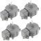 Yardwe 4 Pièces Propulseur Électrique Pompe Allumage Commutateur De Niveau Transformateurs Apprêt Moteur Marin Portable Bateau Excavatrice Gonflable Duplicateur Prise Air Plastique Grey