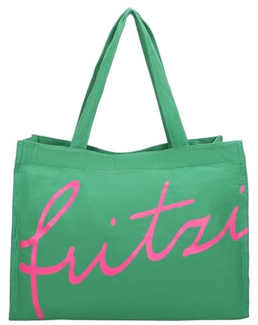 Fritzi aus Preussen Schultertasche Easy 01 Canvas Shopper Green grün