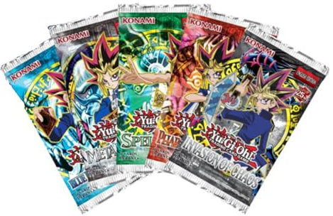 Yu-Gi-Oh! 6 Booster Pack Set LC25 (Deutsch) - Legend of Blue-Eyes White Dragon, Metal Raiders, Spell Ruler, Pharaoh’s Servant, Dark Crisis, Invasion of Chaos + Heartforcards® Versandschutz