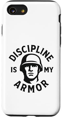 Disziplin Is My Armor. Militärische Motivation. Hülle für iPhone SE (2020) / 7 / 8