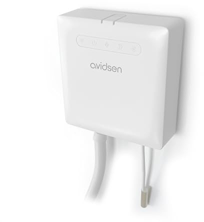 Avidsen Pilotwire Control Module Wi-Fi Pour Radiateur Fil Pilote | Commande fil pilote 4/6 ordres, Avidsen Home, programmation, Boost, vacances, fenêtre ouverte et verrouillage enfant