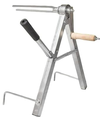 Schlauchrolle – robuste und rutschfeste faltbare Halterung – Schlauchtrommel aus Metall – für Garage, Garten, Werkstatt, Rasen, Hinterhof, Wasserhahn, Gartenarbeit, Pool