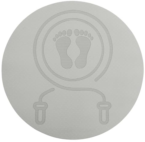 Colchoneta Pieza TPE Antideslizante 1, Saltar Cuerda | Silenciosa y Amortiguadora, Uso Interior para Pilates y Ejercicio, Formato Redondo, Color No Indicado