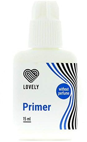 LOVELY Primer für Wimpernverlängerung ohne Duftstoffe - 15ml | verstärkt Haftung, vorbehandlung für die Applikation & Haftvermittler für Wimpern Extensions | Ideal für empfindliche Haut