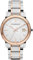 Swiss Rare Rose Gold 2 Tone Silver Date Dial 38mm Unisex Men Women Stainless Steel Wrist Watch The City BU9006