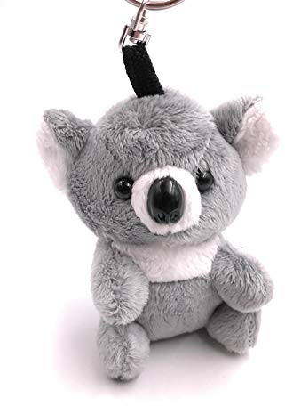 Onwomania - Marsupial Gris Koala Porte-clés - Porte-clés en Peluche idéal comme Cadeau, par Exemple pour Le Meilleur ami, Le Meilleur ami, Maman - pour Hommes, Femmes et Enfants