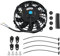 JDMSPEED New Universal 12V Slim Electric Radiator Cooling Fan Push Pull 7 Inch Mount Kit