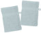 Stof - Lot de 2 Gants de Toilette - Taille 15x21 cm - 100% Coton Bio - Couleur Ciel - Modèle Lagune - Linge de Bain - Doux et de Bonne qualité - Certifié Oeko Tex