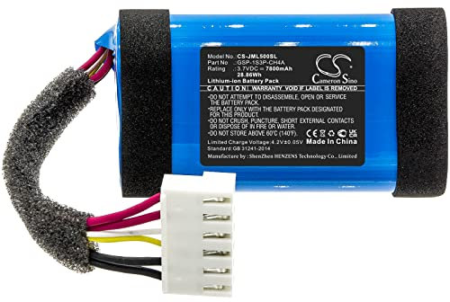 CS JBL Charge 5 Batterie de rechange haute capacité JBLCHARGE5BLUAM 1AA011NA GSP-1S3P-CH4A 7800 mAh / 28,86 Wh