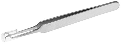 Pince À Épiler Extracteur De Points Noirs, 3.4-Inch Acier Inoxydable Droite Oblique Outil Extracteur De Tête Noire Crochet Incurvé Pince À Épiler Extracteur De Tête Noire Extracteur De Tête Noire (#1)