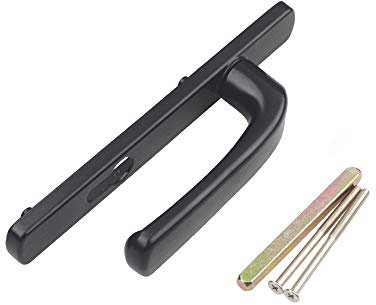 UPVC Lever Sprung Door Handle Set, 92PZ / 85 PZ Screw Centres Double Glazing Pair Set for Home Security Indoor Room