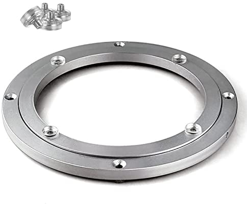 Duchunsheng Rodamiento De Mesa Ø 12 20 40 60 80cm, Heavy Duty Lazy Susan Ball Bearing Aluminio, Antideslizante Silencio, Bandeja Giratoria para Mesa, Base Giratoria TV (Size : 32 Inches (800mm))