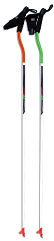 N&W CURVE XC Curve Ergocurve 250 feste Stange aus Carbon für Nordic Ski wie Ski Training, Ski Classic, Ski Skating (125 cm)