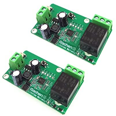 eWelink Interruptor inteligente WiFi Momentary Inching Relais WiFi, módulo de relé de autobloqueo, control de acceso, abridor de puerta de garaje WiFi DIY para control de acceso, encendido de PC,2pcs