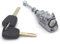 PULJIM Front Links Türschloss Zylinderfass mit 2 Keys Fit for Peugeot 407 Fit for Citroen C4 2004-2011 Picasso 2006-2008 Auto-Schließzylinder mit Schlüssel