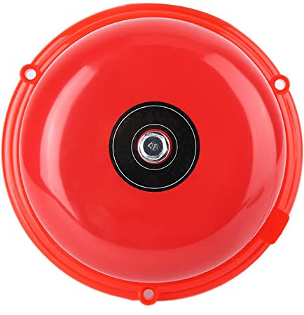 4 Zoll Feueralarm Glocke 100db Extra Laute T¨¹rklingel Glocke Alarm Mehrzweck-Glocke Metall Feuer Kontrolle Interne Streik Typ elektrisch f¨¹r Haus Schule Fabrik Agenturen Sicherheit