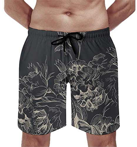 Herren Shorts Sport Hosen,Kurze Badehose Männer,Mini Badehose Männer,Mini Badehose Männer,Badehose Mit Doppeltem Bund,Surfen Strandhose,Wasserball Badehose,Badehose 3XL