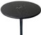 Tischdecke Runde Stretch Tischtuch Wasserdicht Abwischbar Tischschutz Für Drinnen Und Draußen (80cm (Rund),Schwarz)