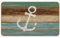 Anchor Sailor Lake House Nautical Entrance Door Mat 30x18 Inch Doormats Decor,Coastal Home Front Door Porch Outdoor Indoor Decorations