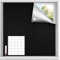 Qualsen Tende Oscuranti Per Interni 100x150cm, Tenda Oscurante da Interno Senza Forare, Portatili da Viaggio Temporanea Tessuto Oscuranti per Finestre per Camera da Letto, Mansarda (Nero-argento)
