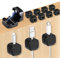 12 Stück Kabelhalter Magnetisch, kabelorganizer kabelmanagement selbstklebend kabelhalter für Schreibtisch, Nachttisch, Ladegerät, Kopfhörer, etc.