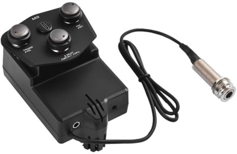 Rordigo Microphone de Vibration de Guitare Acoustique Micro de Guitare Bluetooth Reverb Delay Microphone Fonction de Micro de Résonance M2 de Guitare