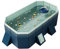 Piscine Pliable sans Gonflable, 6 Tailles de piscines familiales, 3 Couleurs de piscines Portables, Piscine extérieure, Jardin, Piscine à balles d'arrière-Cour (XL)