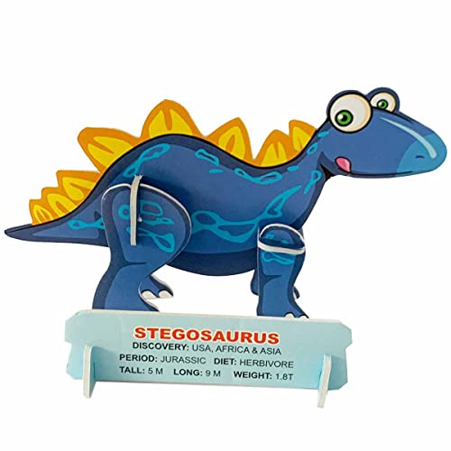Dinosaurier-Puzzle 3D 10 Stück // Mitgebsel Kindergeburtstag Dinosaurier // Wurfartikel