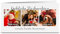 printplanet® – Personalisierte Weihnachtskarte mit eigenen Fotos bedrucken lassen - Weihnachtskarten selbst gestalten – Motiv: Fröhliche Weihnachten