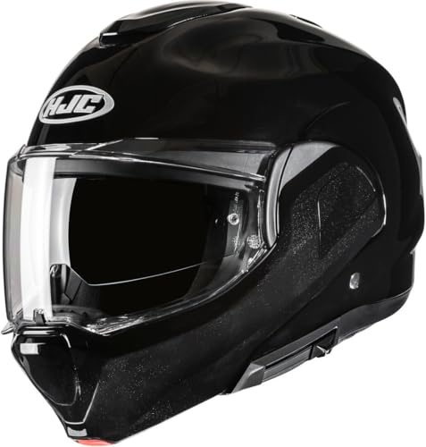 HJC, Modularer Motorradhelm F100 UNI Metal Black, XS
