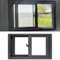 Finestra Della Casa Mobile Finestre Scorrevoli Orizzontali Finestra Di Uscita Dal Seminterrato In Alluminio Con Vetro Temperato Finestra A Vasistas Dimens(Size:WxH 40x20in/100x50cm,Color:Grigio scuro)