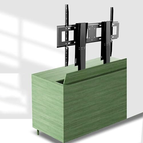 ENJOYOU Motorised TV Lift, Floor Mount, Full-Motion, Steel, 55-120 inches, TV Mount
