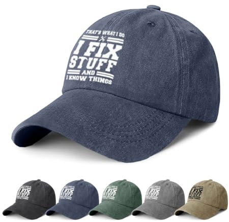 CheChury Baseball Cap für Herren und Damen Unisex Kappe Verstellbar Baseboard Baumwolle Baseballkappe für Herren Mütze Outdoor Baseballkappe Vintage Baseballmütze Basecap Retro Baseballcap,Blau