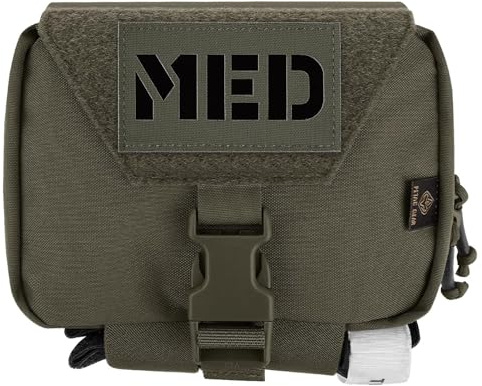 PETAC GEAR Taktische Medizinische Tasche zum Abreißen von Erste-Hilfe-IFAK Molle und Gürtel, horizontale Outdoor-Notfall-Überlebenstasche