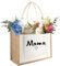 Jutetasche, Geschenke Für Mama, Geburtstagsgeschenk Für Mama, Mama Geschenk, Mama Tasche, Geschenk Mama, Geschenk Für Mama Zum Geburtstag, 30 cm Lang, 14 cm Breit, 35 cm Hoch, Ideal Für Alltag