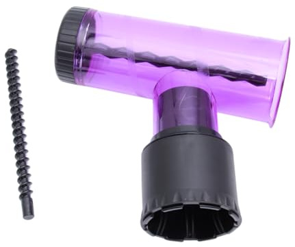 Diffusor Lockenwickler mit Verstellbarer Luftführung Violett PC | Welliges und Natürlich Lockiges Haar, Frizz, Gleichmäßige Luftverteilung, für Zuhause und Salon Zufällige Farbe